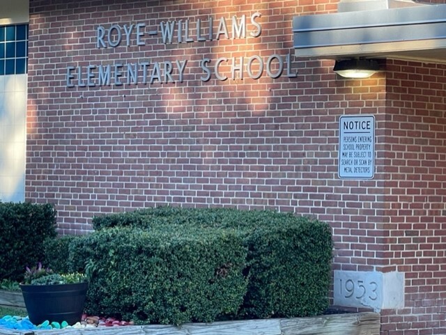 Roye Williams Elementary School wall